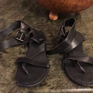 Frankie Sarto ankle  sandals size 8 m black